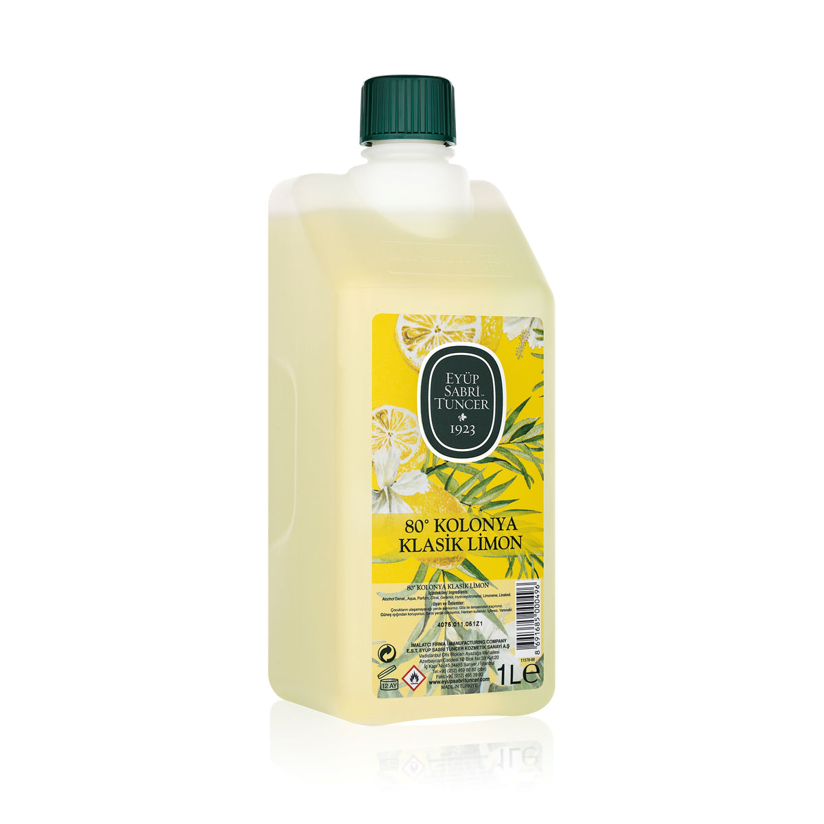 Eyüp Sabri Tuncer Klasik Limon Kolonya 1 Liter