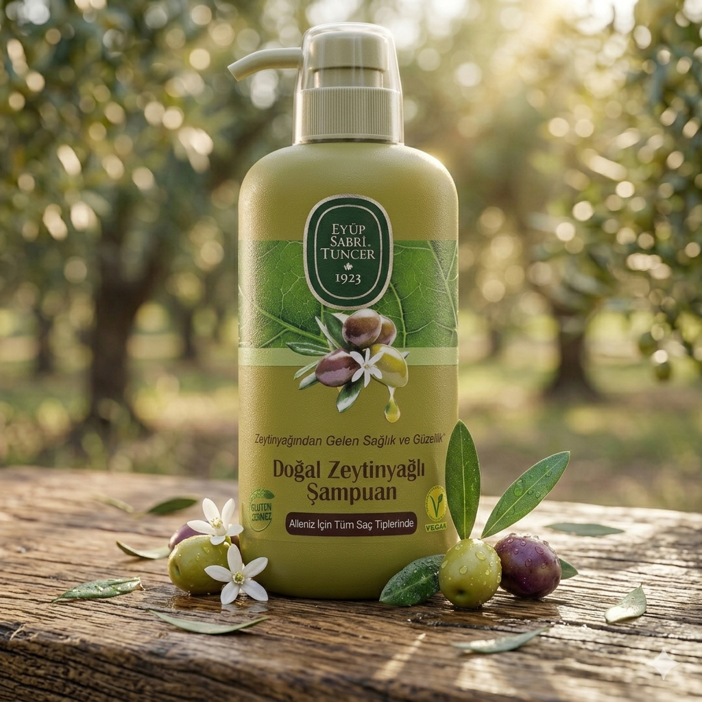 Eyüp Sabri Tuncer – Natürliches Olivenöl Shampoo 600 ml (Vegan)