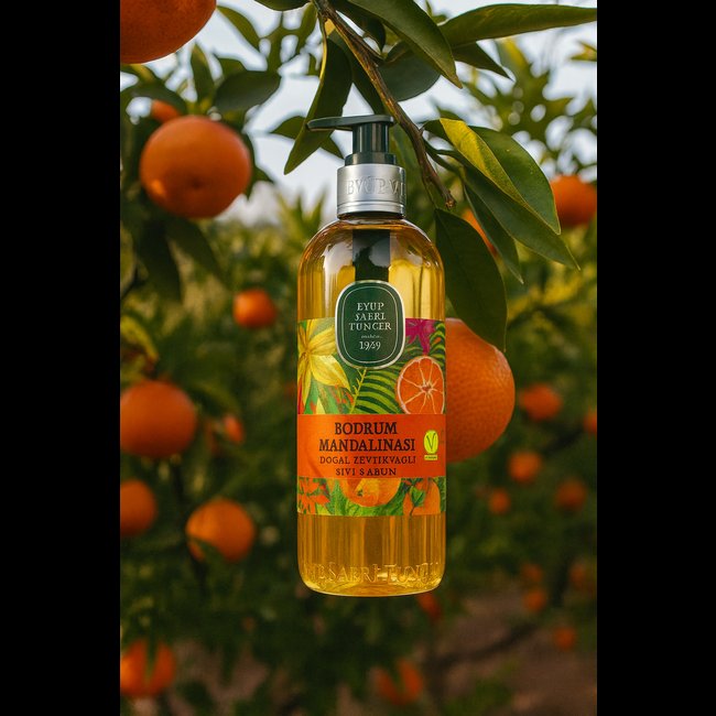 Eyüp Sabri Tuncer – Bodrum Mandarine Flüssigseife 500 ml (Vegan)