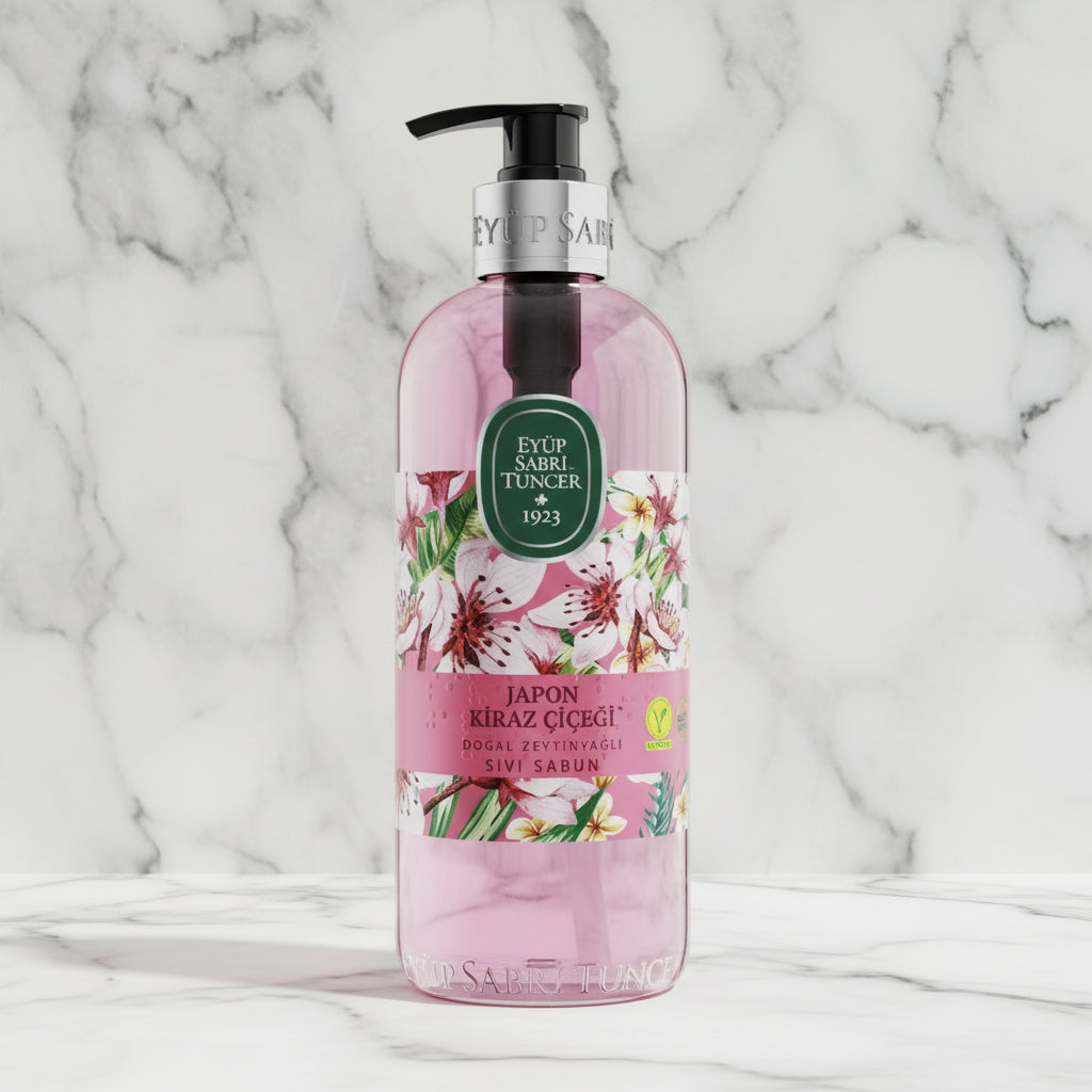 Eyüp Sabri Tuncer – Japanische Kirschblüten Flüssigseife 500 ml (Vegan)